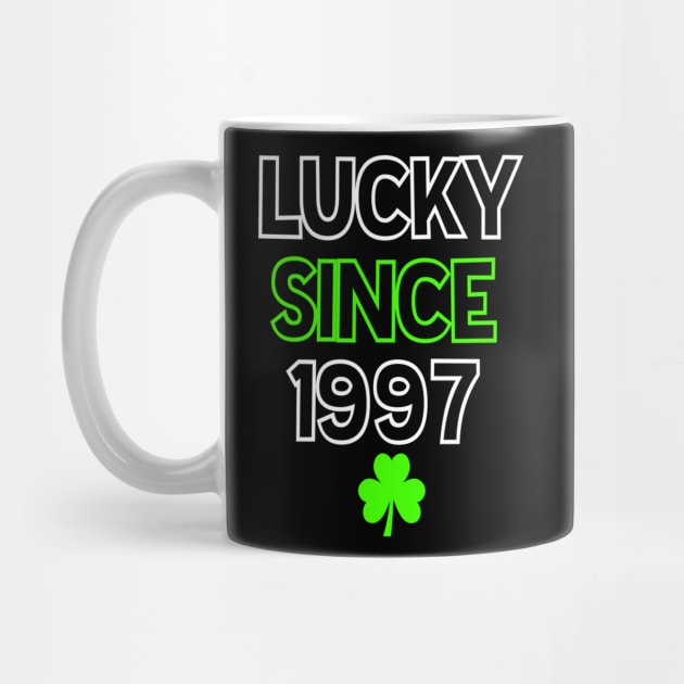 23rd Birthday St Patrick's Day Lucky Since 1997 by cedricchungerxc